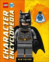 LEGO DC Character Encyclopedia New Edition: With Exclusive LEGO DC Minifigure 2nd edition cena un informācija | Grāmatas pusaudžiem un jauniešiem | 220.lv