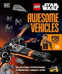 LEGO Star Wars Awesome Vehicles: With Poe Dameron Minifigure and Accessory cena un informācija | Grāmatas pusaudžiem un jauniešiem | 220.lv