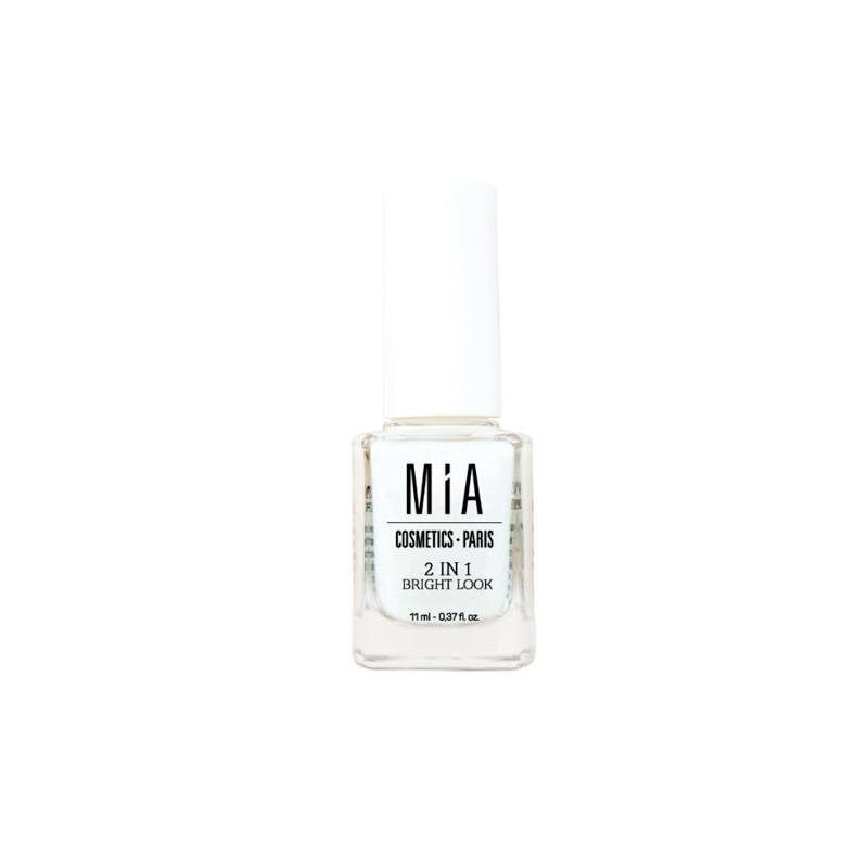 Nagu balināšana 2 in 1 Bright Look Mia Cosmetics Paris (11 ml) цена и информация | Nagu lakas, stiprinātāji | 220.lv