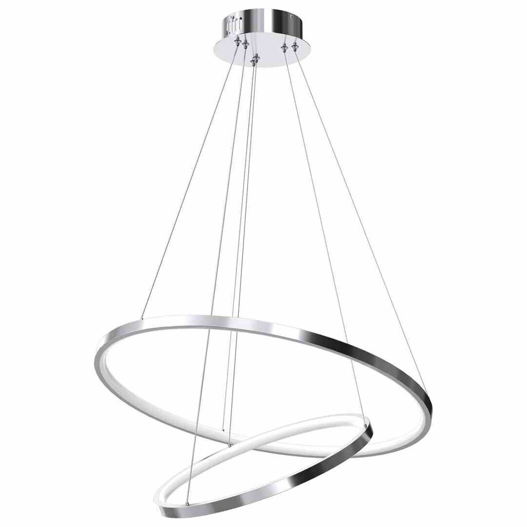 Piekaramā lampa Milagro ROTONDA CHROME 51W LED cena un informācija | Lustras | 220.lv