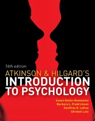 Atkinson and Hilgard's Introduction to Psychology 16th edition цена и информация | Книги по социальным наукам | 220.lv