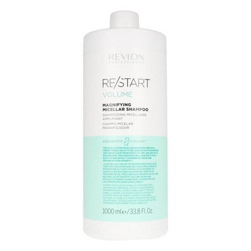Apjomu piešķirošs šampūns Re-Start Revlon (1000 ml) цена и информация | Šampūni | 220.lv