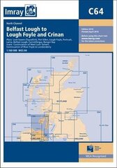 Imray Chart C64: North Channel - Belfast Lough to Lough Foyle and Crinan New edition cena un informācija | Sociālo zinātņu grāmatas | 220.lv