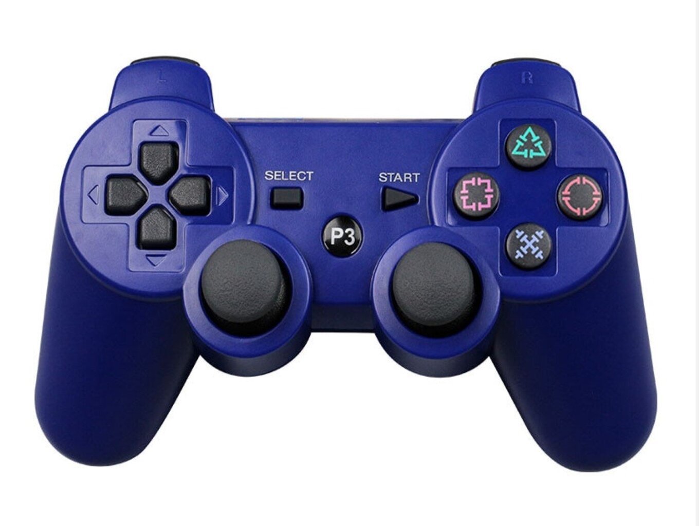 Spēļu pults Games World PS3 Doubleshock 3 bezvadu spēļu pults, kursorsvira, zila, piemērota PS3 cena un informācija | Spēļu kontrolieri | 220.lv