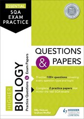 Essential SQA Exam Practice: Higher Biology Questions and Papers: From the publisher of How to Pass cena un informācija | Grāmatas pusaudžiem un jauniešiem | 220.lv
