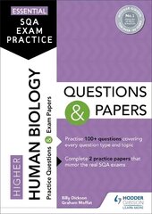 Essential SQA Exam Practice: Higher Human Biology Questions and Papers: From the publisher of How to Pass цена и информация | Книги для подростков и молодежи | 220.lv