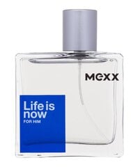 Mexx Life is Now EDT vīriešiem 50 ml cena un informācija | Vīriešu smaržas | 220.lv