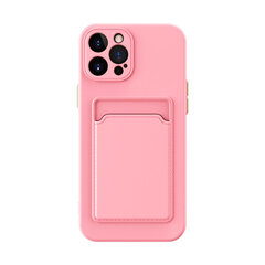 Чехол Card для iPhone 13 Pro Max (6,7″) — Розовый цена и информация | Чехлы для телефонов | 220.lv
