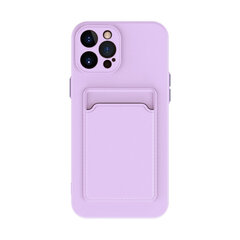 CARD apvalks priekš iPhone 13 Pro Max (6,7″) – Violets cena un informācija | Telefonu vāciņi, maciņi | 220.lv