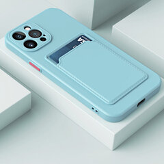 Чехол Card для iPhone 13 Pro Max (6,7″) — Голубой цена и информация | Чехлы для телефонов | 220.lv