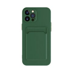 CARD apvalks priekš iPhone 13 Pro Max (6,7″) – Zaļš cena un informācija | Telefonu vāciņi, maciņi | 220.lv