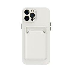 CARD apvalks priekš iPhone 13 Pro Max (6,7″) – Balts цена и информация | Чехлы для телефонов | 220.lv
