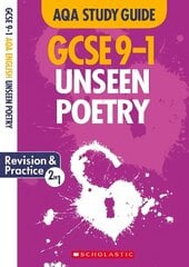 Unseen Poetry AQA English Literature цена и информация | Книги для подростков и молодежи | 220.lv