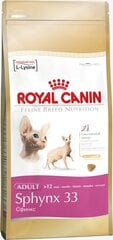 Sausa barība kaķiem Royal Canin Sphynx 400 g cena un informācija | Sausā barība kaķiem | 220.lv