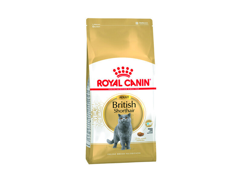 Sausa barība kaķiem Royal Canin British Shorthair 400 g cena un informācija | Sausā barība kaķiem | 220.lv