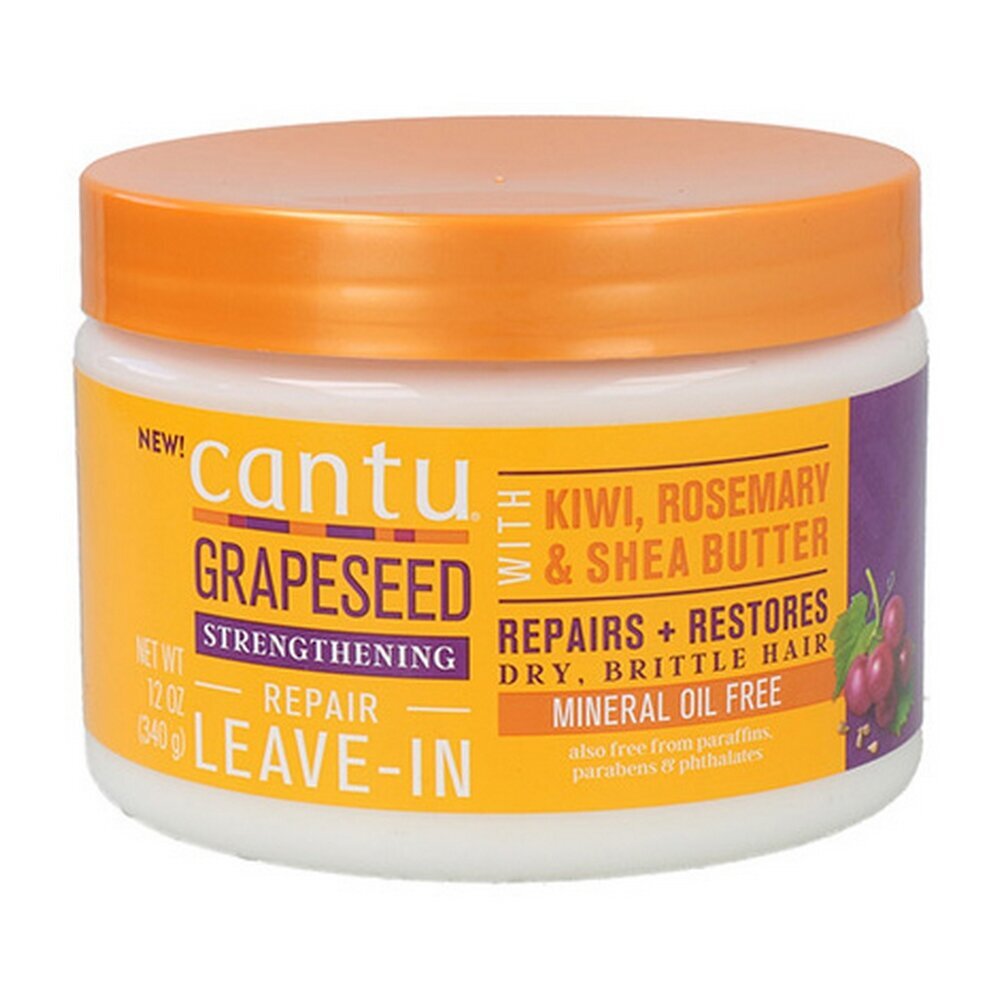 Kondicionieris Cantu Grapeseed Leave-In (340 g) цена и информация | Matu kondicionieri, balzāmi | 220.lv