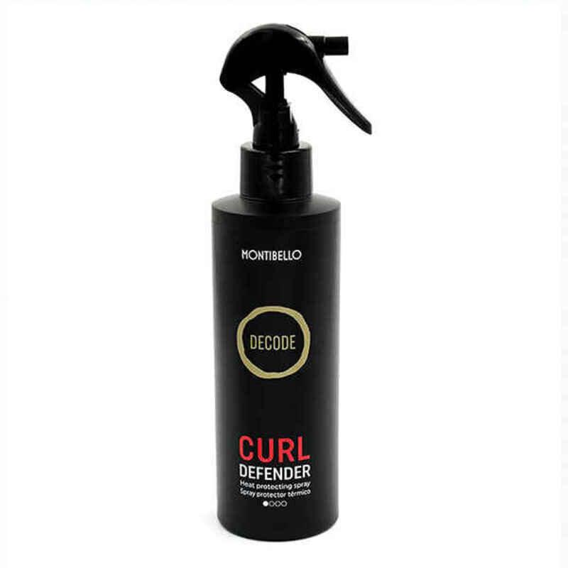 Matu sprogas fiksējošs Aerosols Decoder Curl Defender Térmico Montibello (200 ml) cena un informācija | Kosmētika matu stiprināšanai | 220.lv