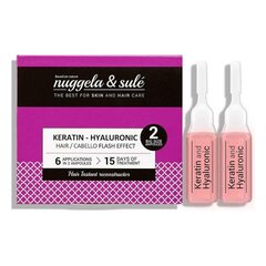 Ampulas Keratin Hialuronic Nuggela & Sulé (10 ml) cena un informācija | Matu uzlabošanai | 220.lv