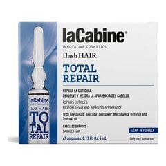 Ampulas pret matu izkrišanu laCabine Flash Hair Spēle Repairing Fluid (7 gab.) цена и информация | Средства для укрепления волос | 220.lv