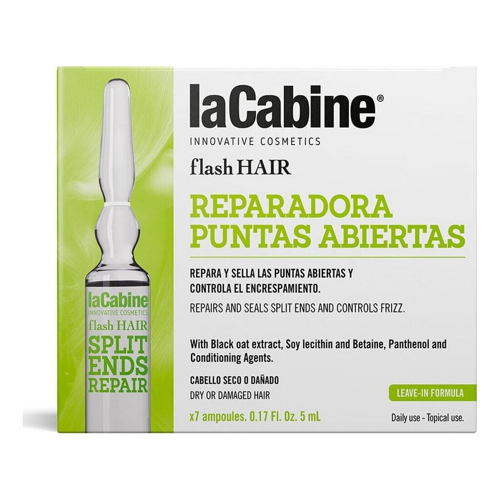 Ampulas laCabine Flash Hair Sašķelto Galiņu Atjaunotājs (7 gab.) цена и информация | Matu uzlabošanai | 220.lv