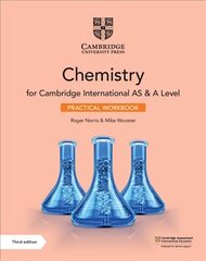 Cambridge International AS & A Level Chemistry Practical Workbook 3rd Revised edition cena un informācija | Sociālo zinātņu grāmatas | 220.lv