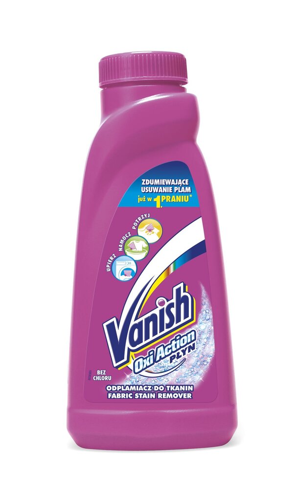Traipu tīrīšanas līdzeklis Vanish Oxi Action ,450 ml cena un informācija | Veļas mazgāšanas līdzekļi | 220.lv