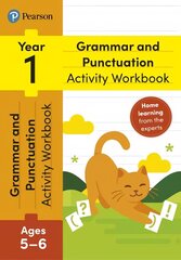 Pearson Learn at Home Grammar & Punctuation Activity Workbook Year 1 цена и информация | Книги для подростков и молодежи | 220.lv