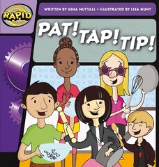 Rapid Phonics Step 1: Pat! Tap! Tip! (Fiction) cena un informācija | Grāmatas pusaudžiem un jauniešiem | 220.lv