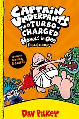 Captain Underpants: Two Turbo-Charged Novels in One (Full Colour!) цена и информация | Книги для подростков  | 220.lv