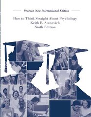 How To Think Straight About Psychology: Pearson New International Edition 9th edition цена и информация | Книги по социальным наукам | 220.lv