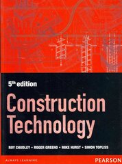 Construction Technology 5th edition 5th edition cena un informācija | Sociālo zinātņu grāmatas | 220.lv