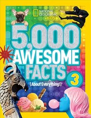 5,000 Awesome Facts (About Everything!) 3, No. 3 cena un informācija | Grāmatas pusaudžiem un jauniešiem | 220.lv