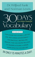 30 Days to a More Powerful Vocabulary Export ed. цена и информация | Учебный материал по иностранным языкам | 220.lv