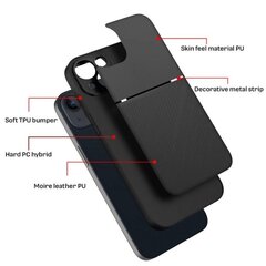 Forcell RING apvalks priekš iPhone 13 Pro (6,1″) – Melns cena un informācija | Telefonu vāciņi, maciņi | 220.lv