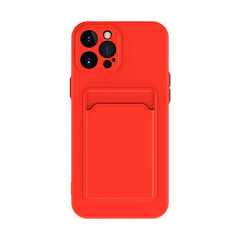 Чехол Card для iPhone 13 Pro (6,1″) — Красный цена и информация | Чехлы для телефонов | 220.lv