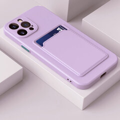 CARD apvalks priekš iPhone 13 Pro (6,1″) – Violets цена и информация | Чехлы для телефонов | 220.lv