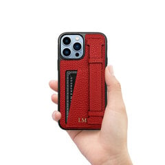 Zillionaire Pebbled Finger Pocket кожаный чехол для iPhone 13 (6,1″) — Красный цена и информация | Чехлы для телефонов | 220.lv