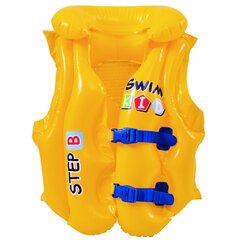 Надувной жилет для детей - Swim Kid, желтый цена и информация | Нарукавники, жилеты для плавания | 220.lv