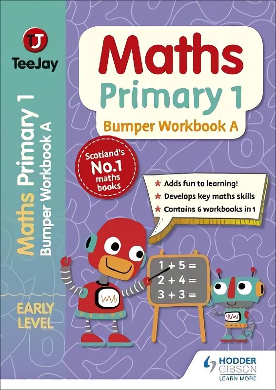 TeeJay Maths Primary 1: Bumper Workbook A цена и информация | Grāmatas pusaudžiem un jauniešiem | 220.lv