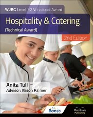 WJEC Level 1/2 Vocational Award Hospitality and Catering (Technical Award) - Student Book - Revised Edition цена и информация | Книги для подростков  | 220.lv