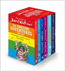 World of David Walliams: The Amazing Adventures Box Set: Gangsta Granny; Ratburger; Demon Dentist; Awful Auntie; Grandpa's Great   Escape; the Midnight Gang цена и информация | Книги для подростков и молодежи | 220.lv