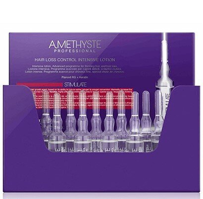 Toneris Farmavita Amethyste Control Intense Līdzeklis Pret Matu Izkrišanu (12 x 8 ml) cena un informācija | Matu uzlabošanai | 220.lv