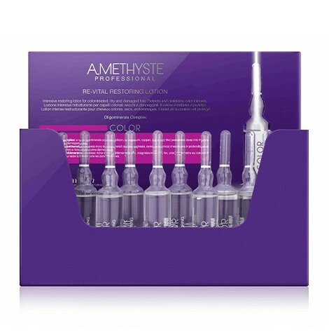 Krāsu aizsargkrēms 300 Ml X 2 Farmavita Amethyste Color Revital Rest (10 x 10 ml) цена и информация | Matu uzlabošanai | 220.lv