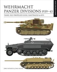 Wehrmacht Panzer Divisions 1939-45: Tanks, Self-Propelled Guns, Halftracks & AFVs cena un informācija | Sociālo zinātņu grāmatas | 220.lv