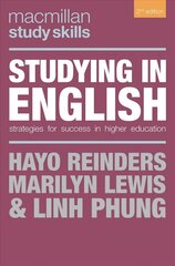 Studying in English: Strategies for Success in Higher Education 2nd edition цена и информация | Книги по социальным наукам | 220.lv