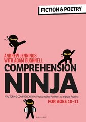 Comprehension Ninja for Ages 10-11: Fiction & Poetry: Comprehension worksheets for Year 6 цена и информация | Книги по социальным наукам | 220.lv