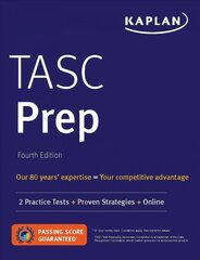 Tasc Prep: 2 Practice Tests plus Proven Strategies plus Online 4th ed. cena un informācija | Sociālo zinātņu grāmatas | 220.lv