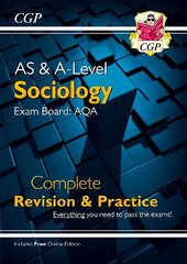 AS and A-Level Sociology: AQA Complete Revision & Practice (with Online   Edition) цена и информация | Книги по социальным наукам | 220.lv
