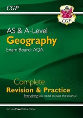 AS and A-Level Geography: AQA Complete Revision & Practice (with Online Edition) cena un informācija | Sociālo zinātņu grāmatas | 220.lv
