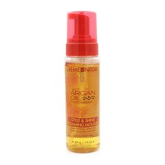 Fiksējošas putas Argan Oil Creme Of Nature (207 ml) cena un informācija | Matu veidošanas līdzekļi | 220.lv